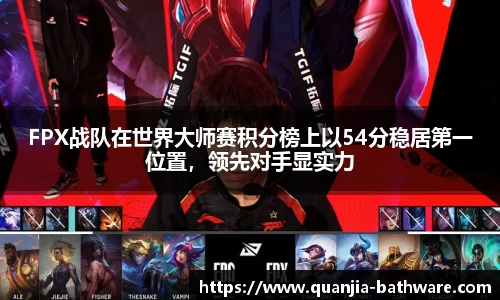 FPX战队在世界大师赛积分榜上以54分稳居第一位置，领先对手显实力
